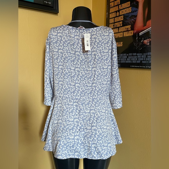 Women’s Joe Fresh Peplum Blouse ( Large ) - Picture 5 of 5